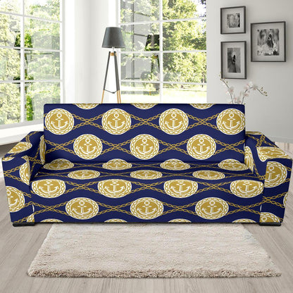 Anchor Luxury Pattern Sofa Slipcover-JTAMIGO.COM