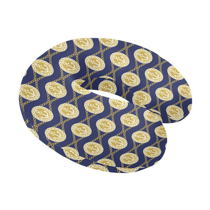 Anchor Luxury Pattern U-Shaped Travel Neck Pillow-JTAMIGO.COM