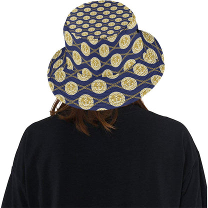 Anchor Luxury Pattern Unisex Bucket Hat