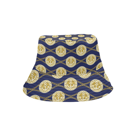 Anchor Luxury Pattern Unisex Bucket Hat