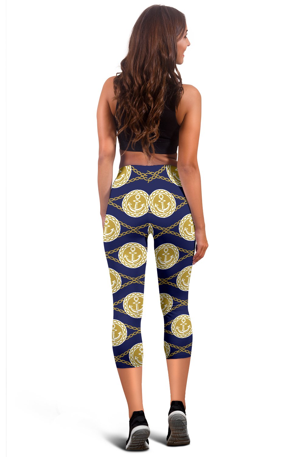 Anchor Luxury Pattern Women Capris