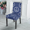 Anchor Stripe Pattern Dinning Chair Slipper-JTAMIGO.COM