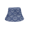 Anchor Stripe Pattern Unisex Bucket Hat