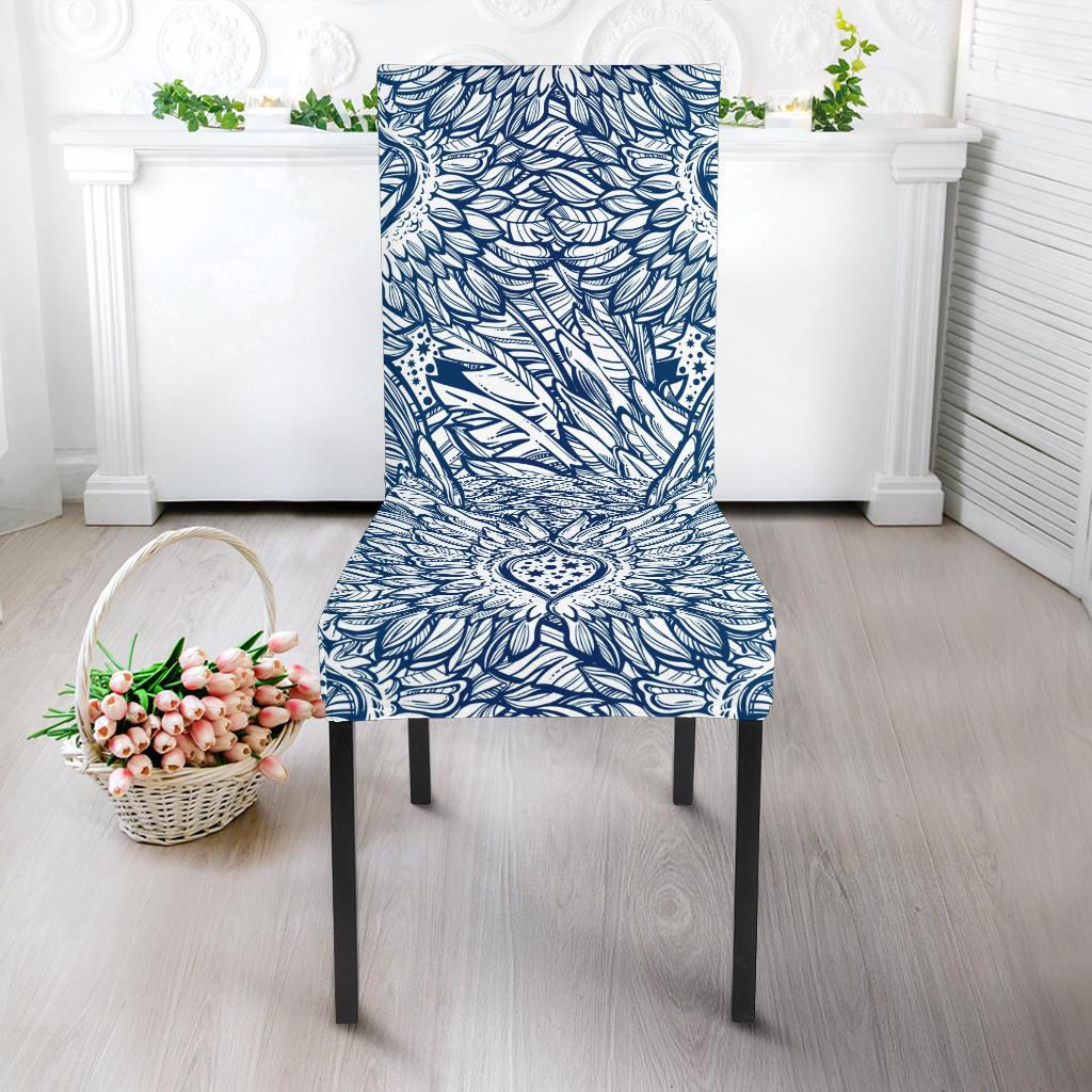 Angel Wings Boho Design Themed Print Dinning Chair Slipper-JTAMIGO.COM