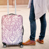 Angel Wings Boho Design Themed Print Luggage Cover Protector