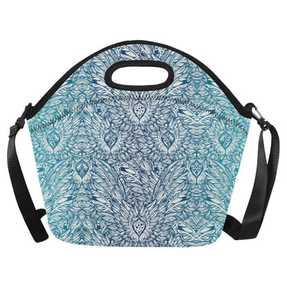 Angel Wings Boho Design Themed Print Neoprene Lunch Bag (Model 1669)(Large)-JTAMIGO.COM