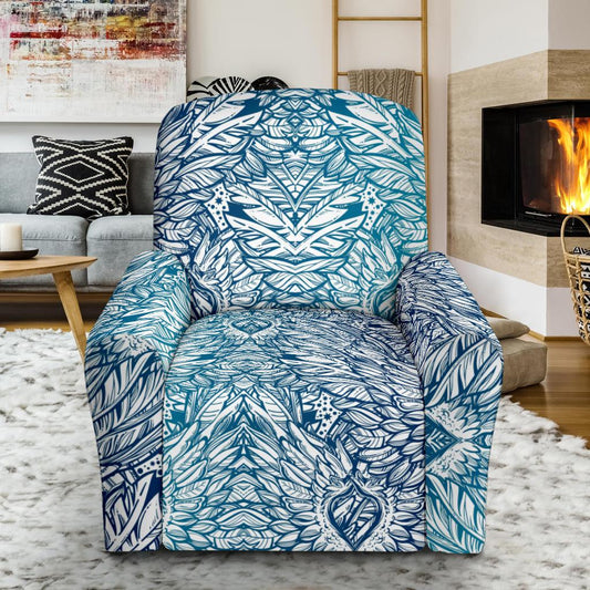 Angel Wings Boho Design Themed Print Single Sofa Slipcover -JTAMIGO.COM