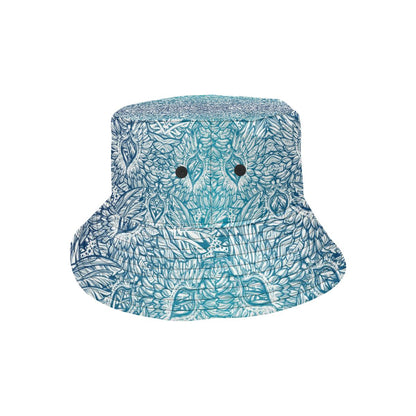 Angel Wings Boho Design Themed Print Unisex Bucket Hat