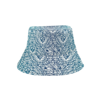 Angel Wings Boho Design Themed Print Unisex Bucket Hat