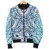 Angel Wings Boho Design Themed Print Women Casual Bomber Jacket
