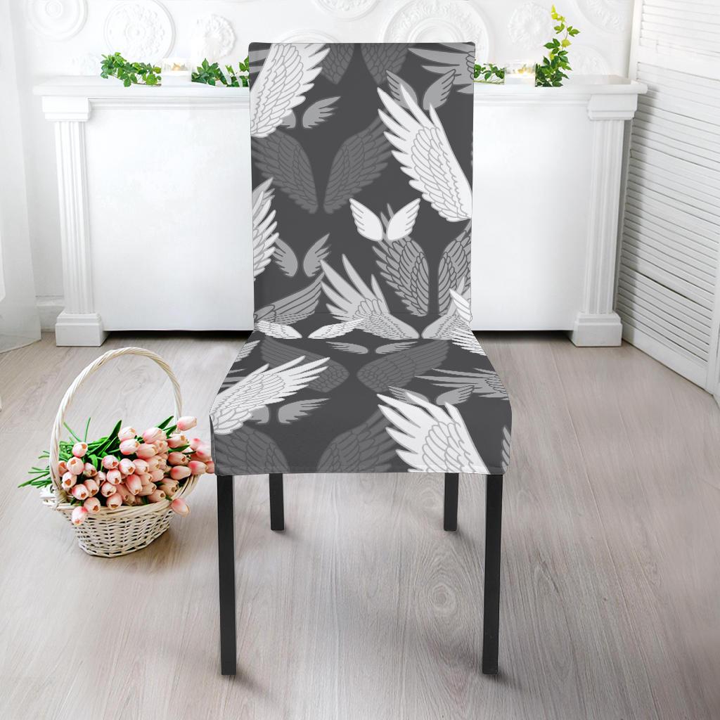 Angel Wings Pattern Design Themed Print Dinning Chair Slipper-JTAMIGO.COM