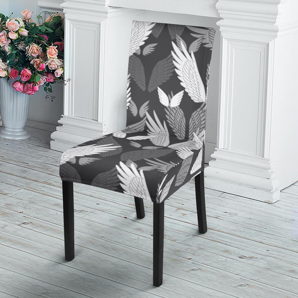Angel Wings Pattern Design Themed Print Dinning Chair Slipper-JTAMIGO.COM