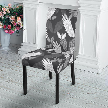 Angel Wings Pattern Design Themed Print Dinning Chair Slipper-JTAMIGO.COM