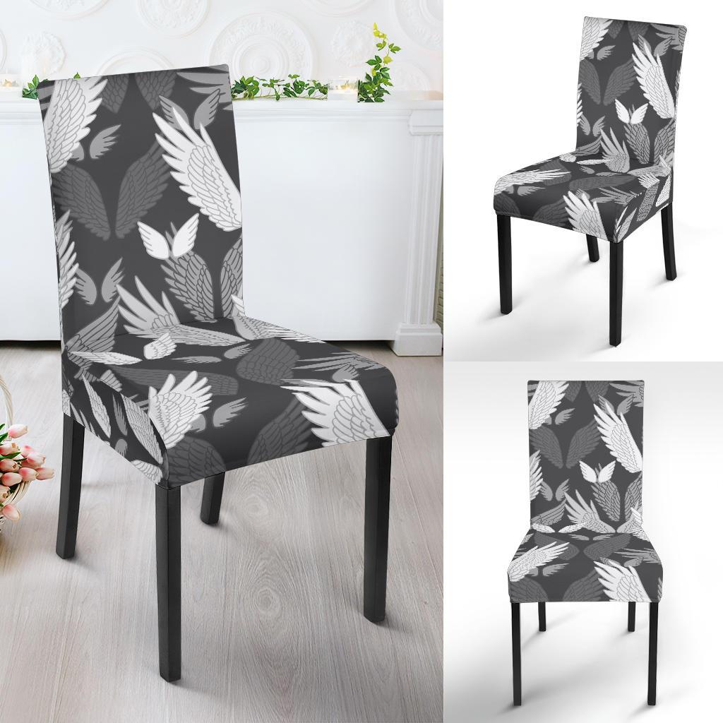 Angel Wings Pattern Design Themed Print Dinning Chair Slipper-JTAMIGO.COM