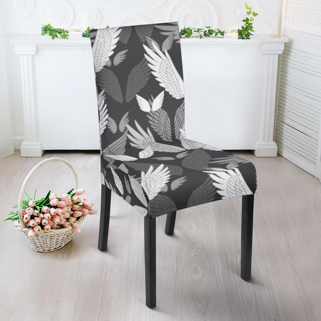 Angel Wings Pattern Design Themed Print Dinning Chair Slipper-JTAMIGO.COM