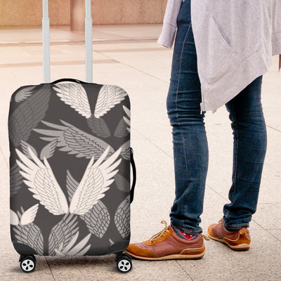 Angel Wings Pattern Design Themed Print Luggage Cover Protector