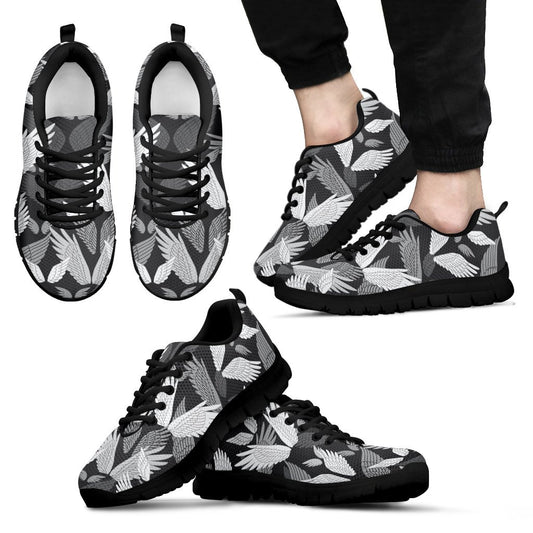 Angel Wings Pattern Design Themed Print Men Sneakers Shoes