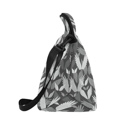 Angel Wings Pattern Design Themed Print Neoprene Lunch Bag (Model 1669)(Large)-JTAMIGO.COM