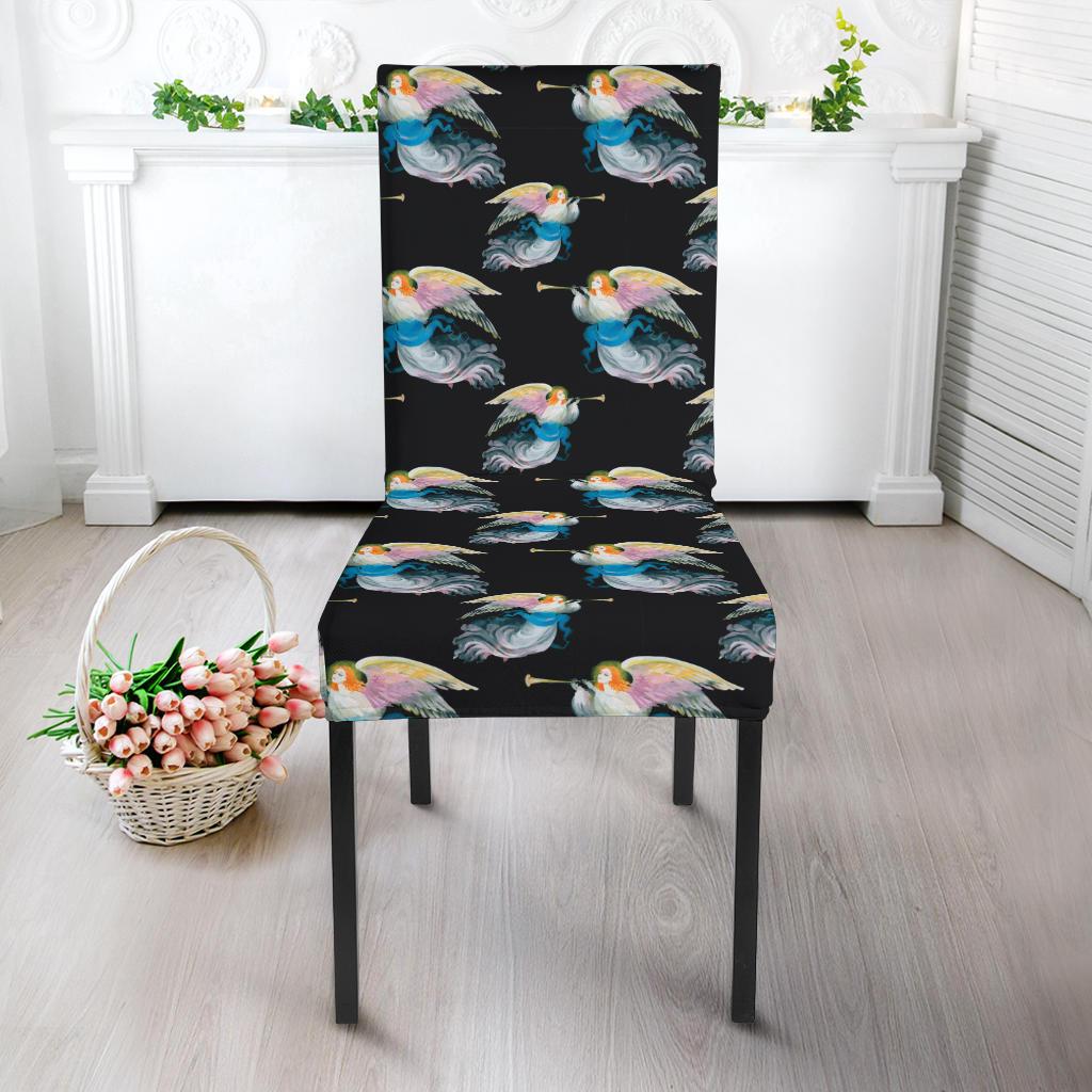 Angel with Wings Beautiful Design Print Dinning Chair Slipper-JTAMIGO.COM