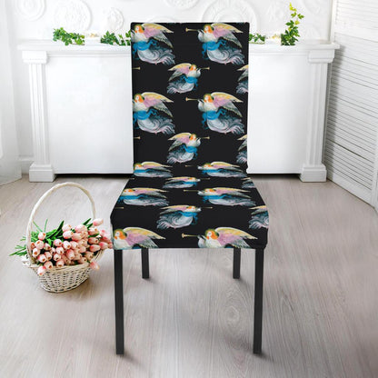 Angel with Wings Beautiful Design Print Dinning Chair Slipper-JTAMIGO.COM