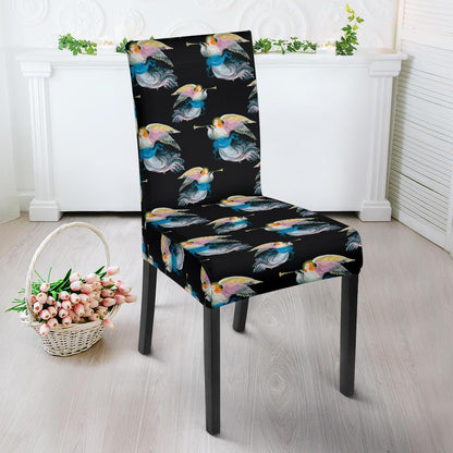 Angel with Wings Beautiful Design Print Dinning Chair Slipper-JTAMIGO.COM
