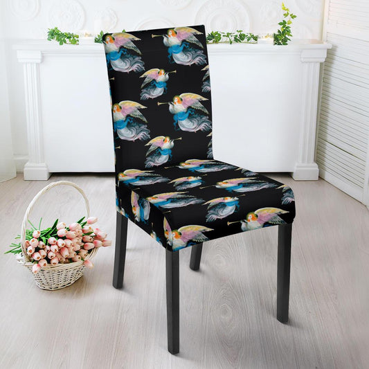 Angel with Wings Beautiful Design Print Dinning Chair Slipper-JTAMIGO.COM