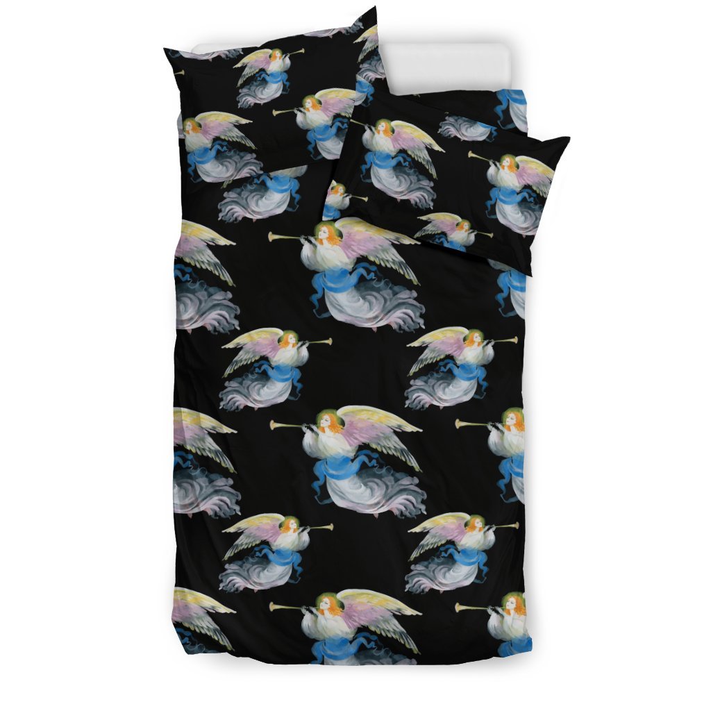 Angel with Wings Beautiful Design Print Duvet Cover Bedding Set