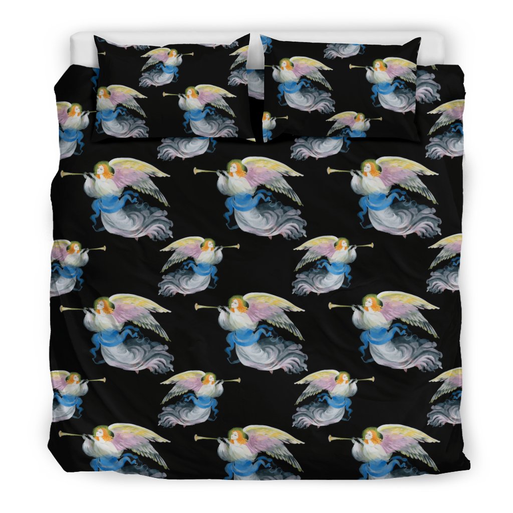 Angel with Wings Beautiful Design Print Duvet Cover Bedding Set