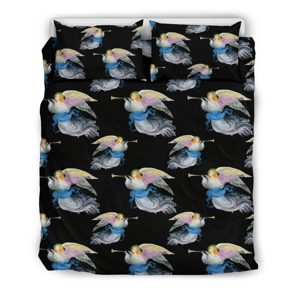 Angel with Wings Beautiful Design Print Duvet Cover Bedding Set