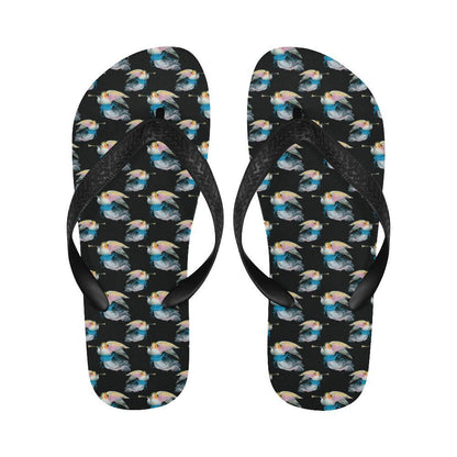 Angel with Wings Beautiful Design Print Flip Flops-JTAMIGO.COM