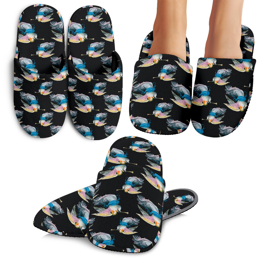 Angel with Wings Beautiful Design Print House Slippers