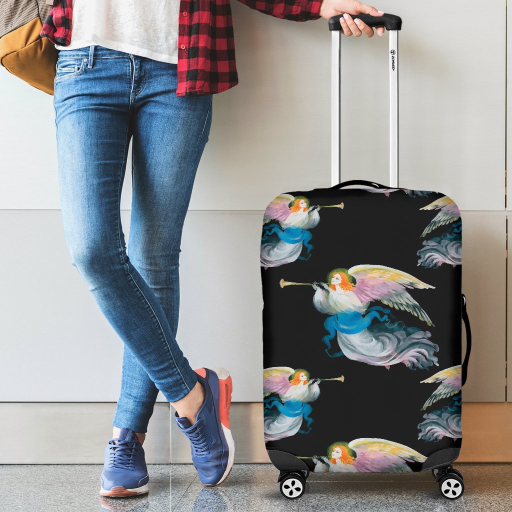 Angel With Wings Beautiful Design Print Luggage Cover Protector