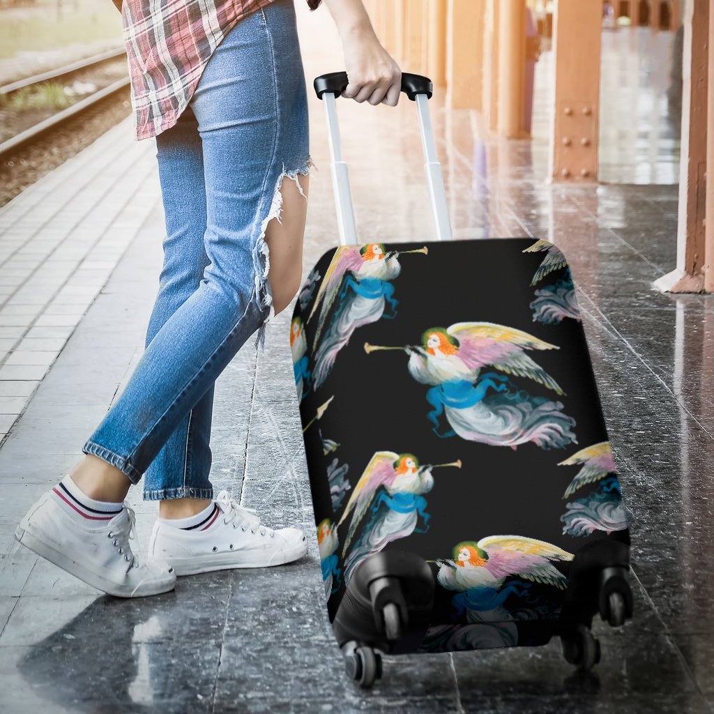 Angel With Wings Beautiful Design Print Luggage Cover Protector