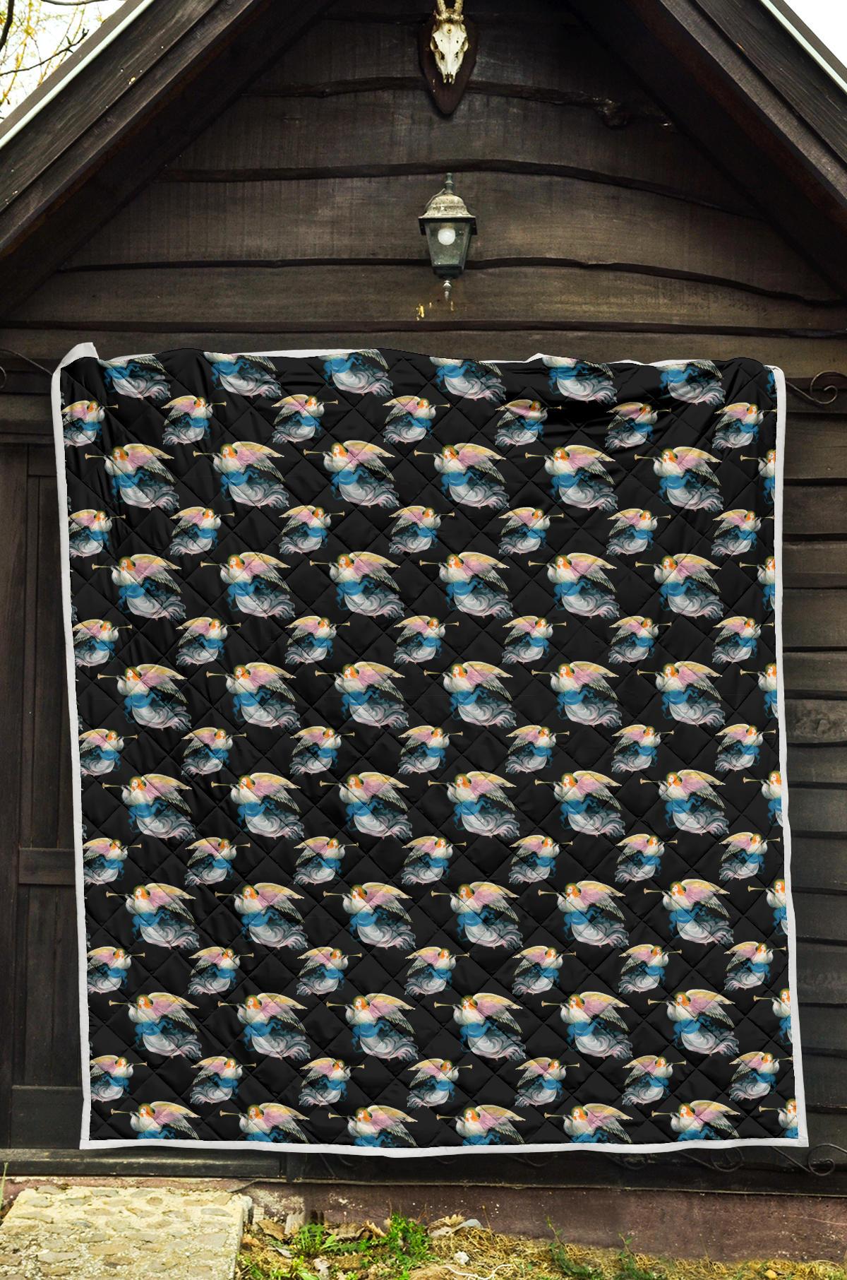 Angel with Wings Beautiful Design Print Premium Quilt-JTAMIGO.COM