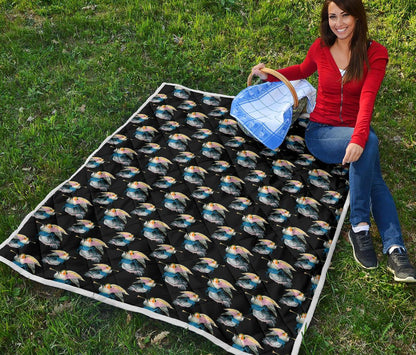 Angel with Wings Beautiful Design Print Premium Quilt-JTAMIGO.COM