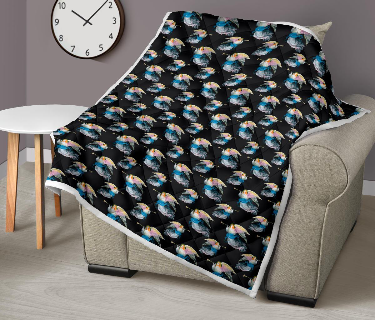 Angel with Wings Beautiful Design Print Premium Quilt-JTAMIGO.COM