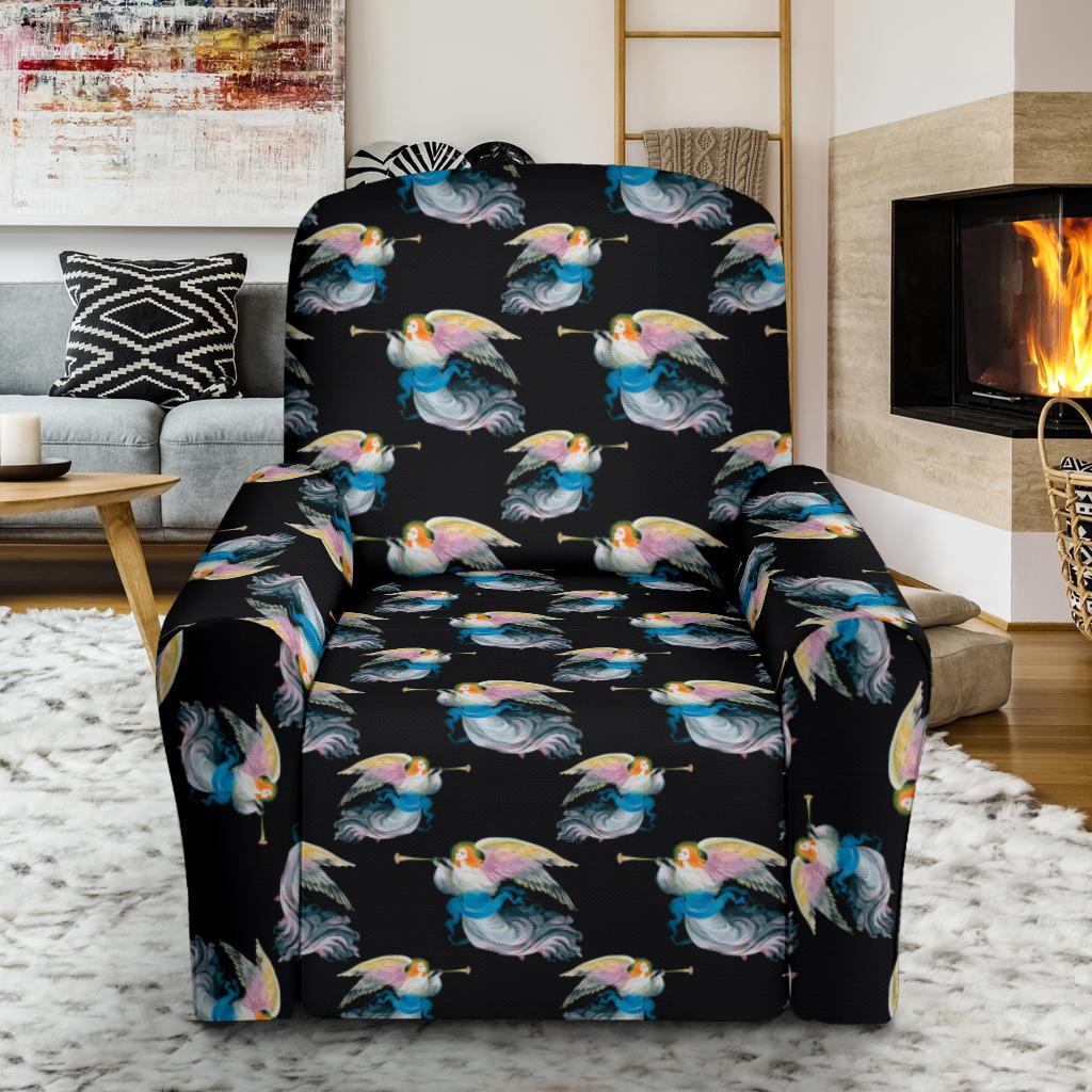Angel with Wings Beautiful Design Print Single Sofa Slipcover -JTAMIGO.COM