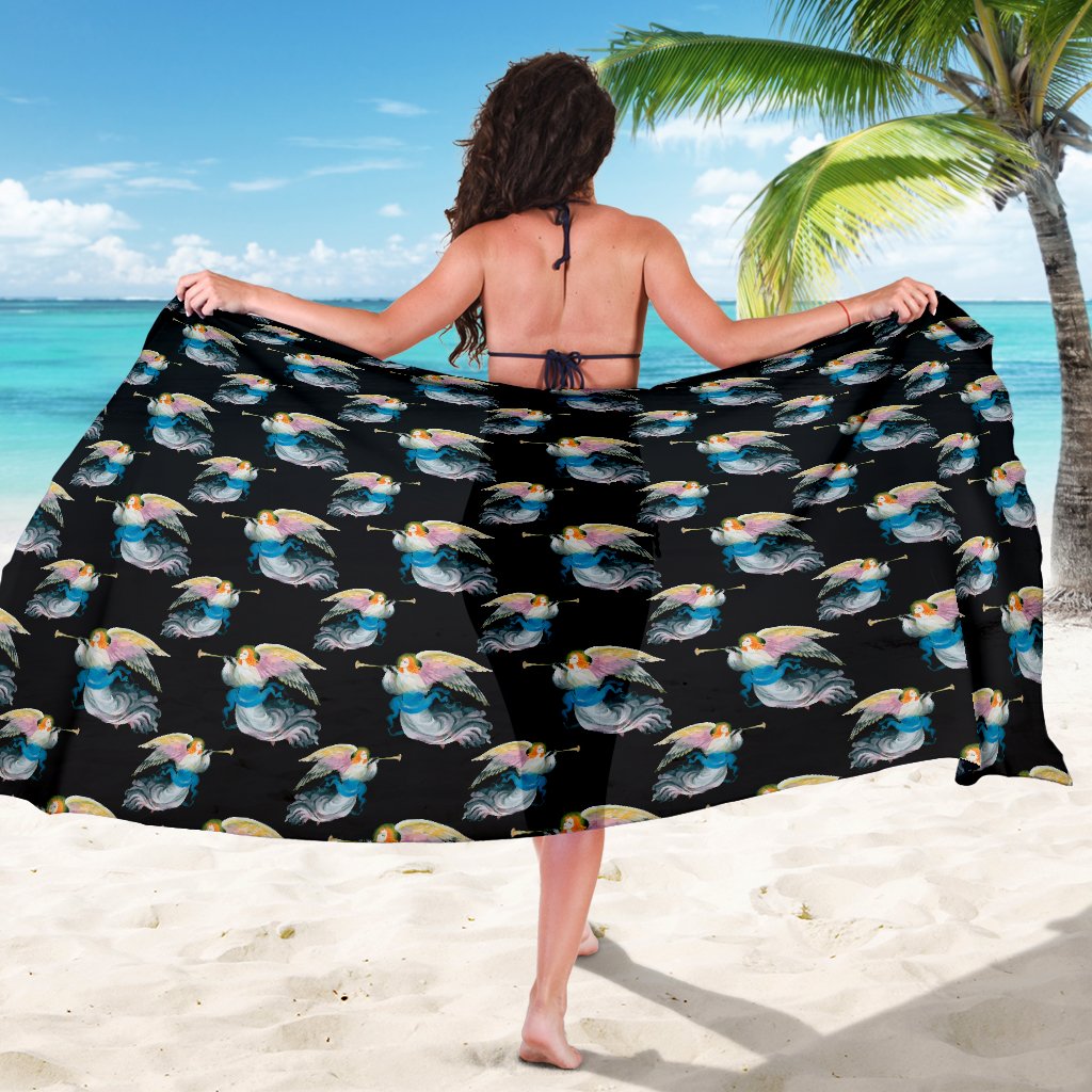 Angel with Wings Beautiful Design Print Sarong Pareo Wrap