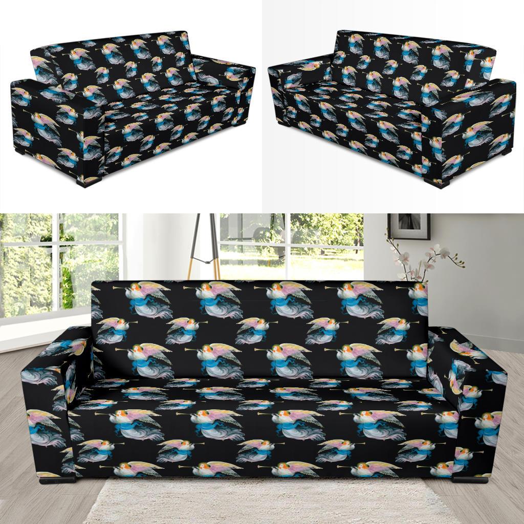 Angel with Wings Beautiful Design Print Sofa Slipcover-JTAMIGO.COM