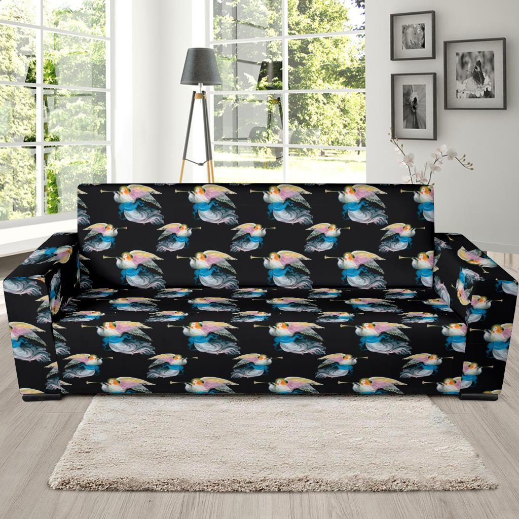 Angel with Wings Beautiful Design Print Sofa Slipcover-JTAMIGO.COM