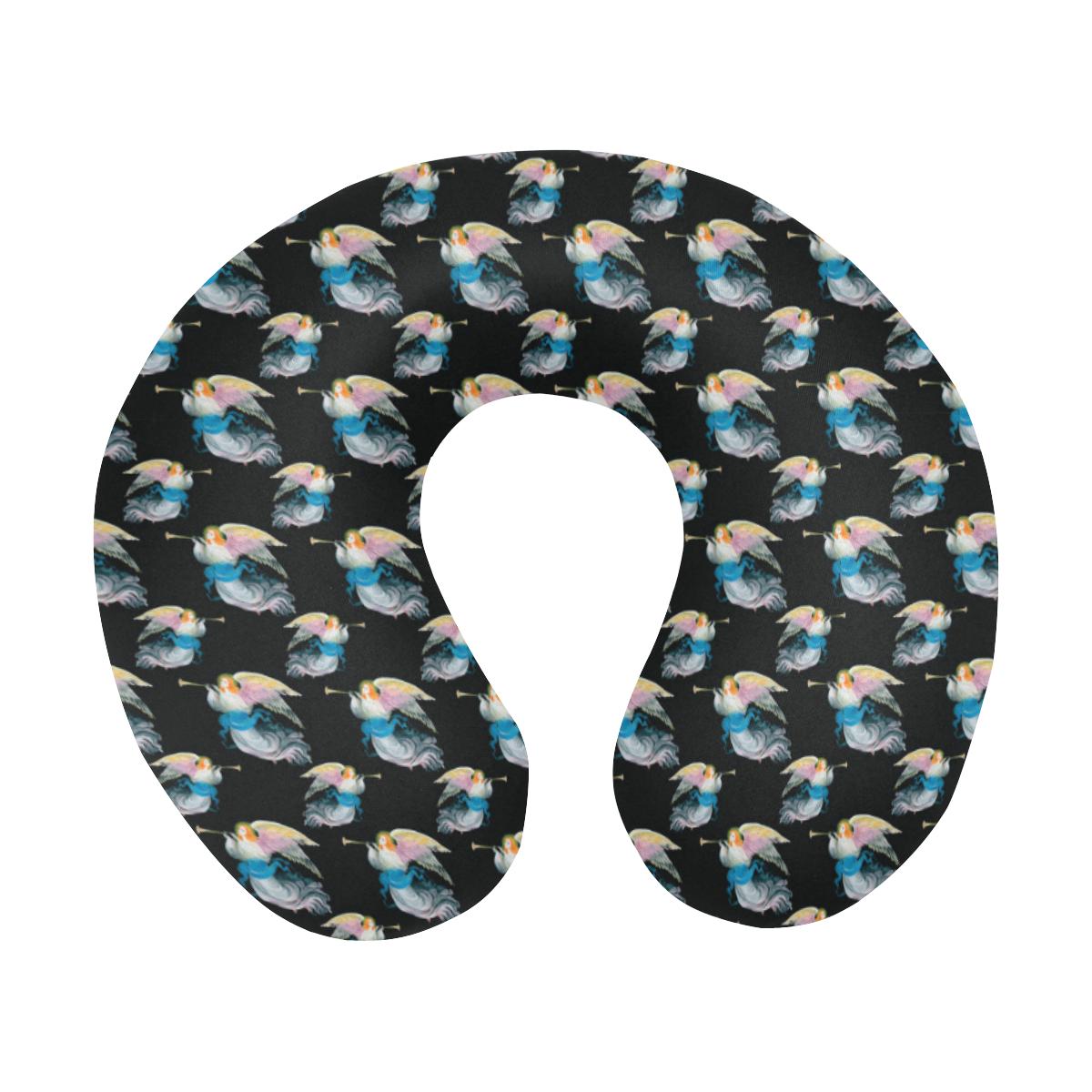 Angel with Wings Beautiful Design Print U-Shaped Travel Neck Pillow-JTAMIGO.COM