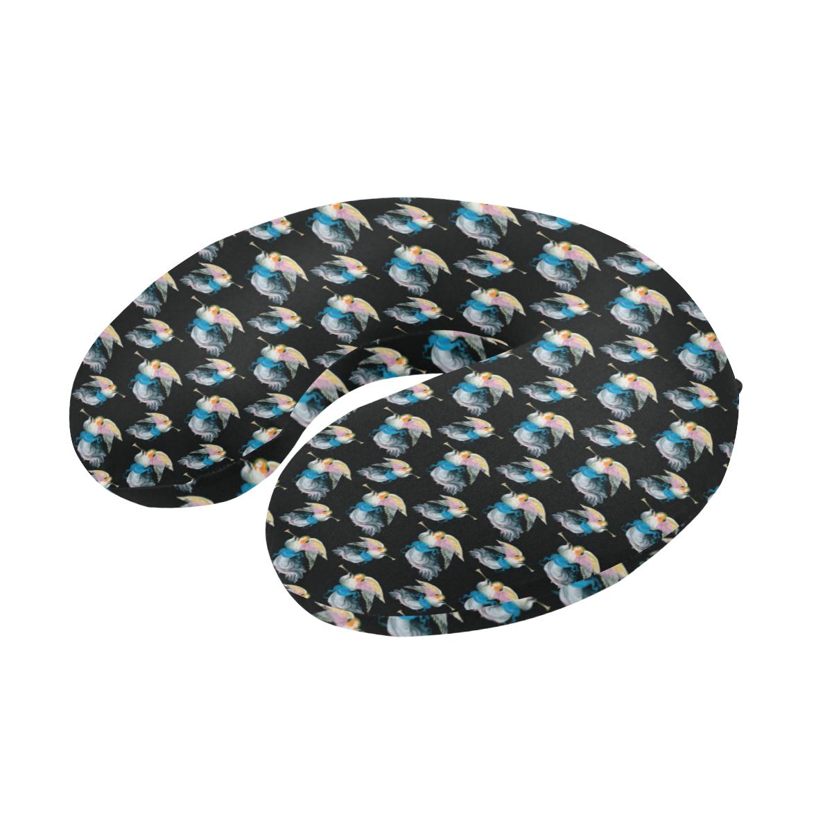 Angel with Wings Beautiful Design Print U-Shaped Travel Neck Pillow-JTAMIGO.COM