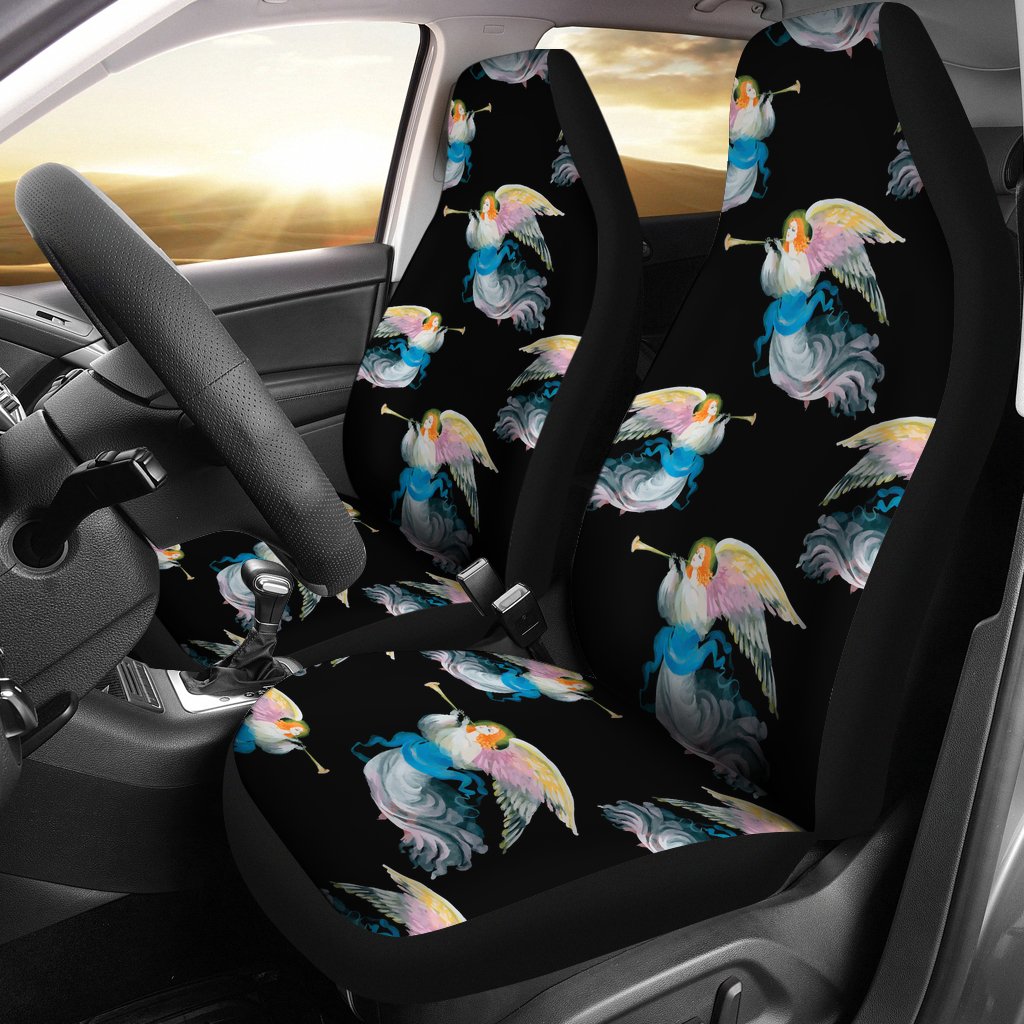 Angel with Wings Beautiful Design Print Universal Fit Car Seat Covers