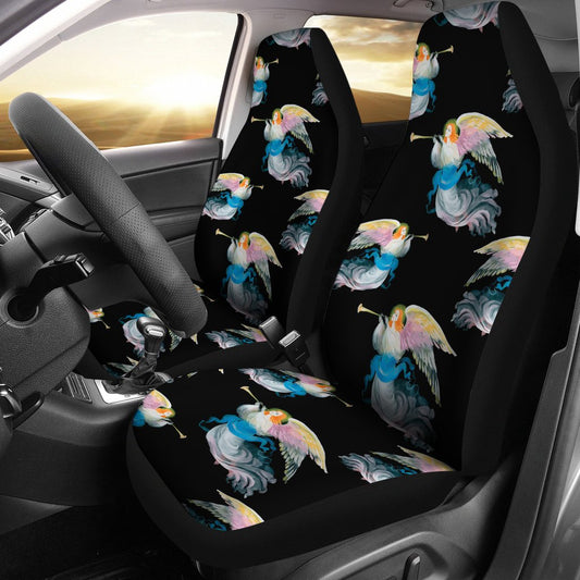Angel with Wings Beautiful Design Print Universal Fit Car Seat Covers