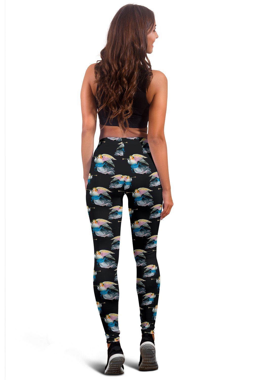 Angel with Wings Beautiful Design Print Women Leggings