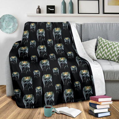 Angel With Wings Cute Design Print Fleece Blanket