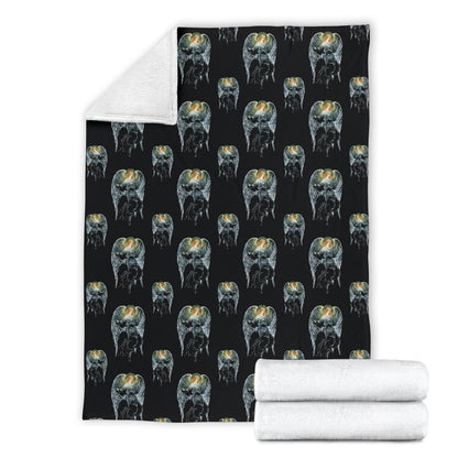 Angel With Wings Cute Design Print Fleece Blanket