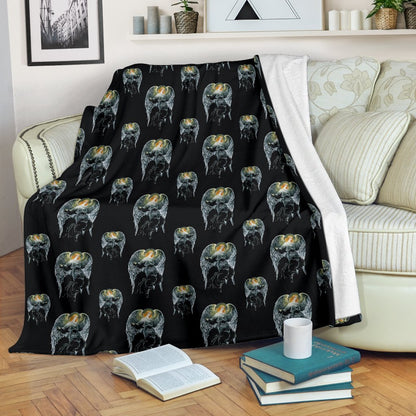 Angel With Wings Cute Design Print Fleece Blanket