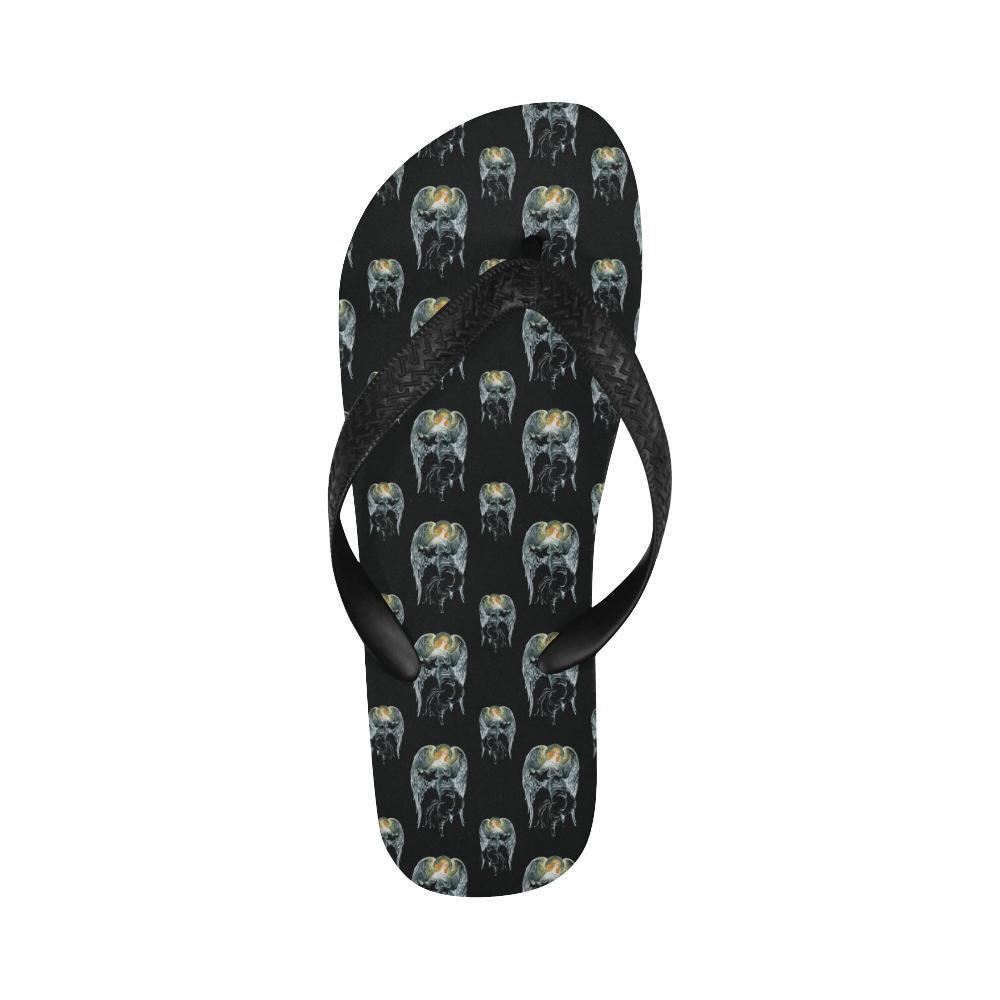 Angel with Wings Cute Design Print Flip Flops-JTAMIGO.COM