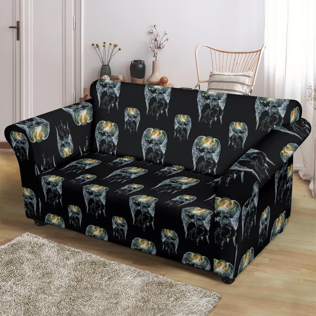 Angel with Wings Cute Design Print Loveseat Slipcover-JTAMIGO.COM